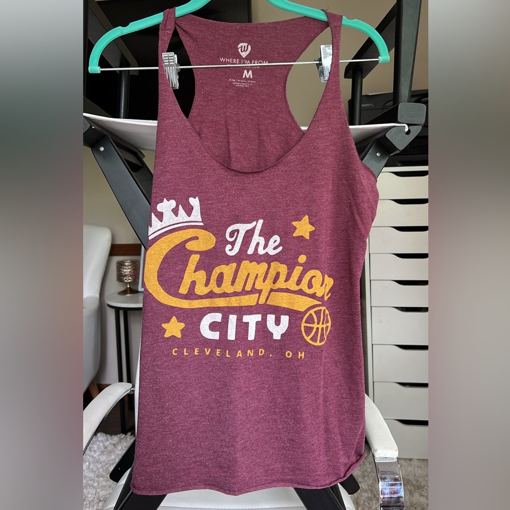 Where I’m from the champion city racerback tank medium